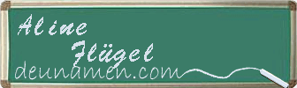 Aline Flügel Visitenkarte